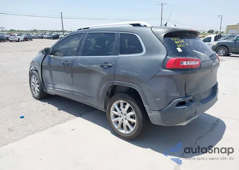 2015 Jeep Cherokee Limited z USA, uszkodzony, nr VIN 1C4PJLDSXFW731744